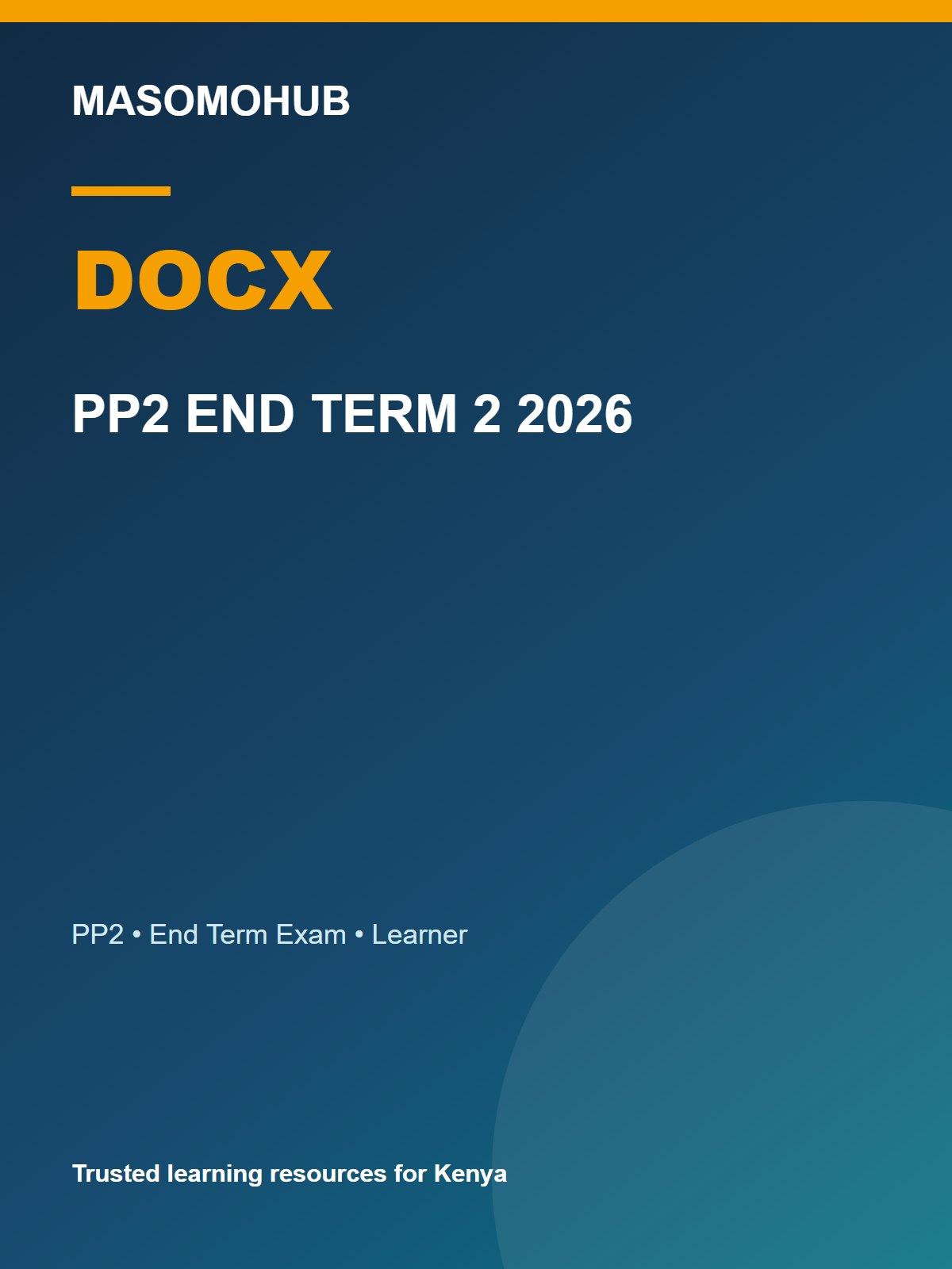 Thumbnail preview of PP2 END TERM 2 2026