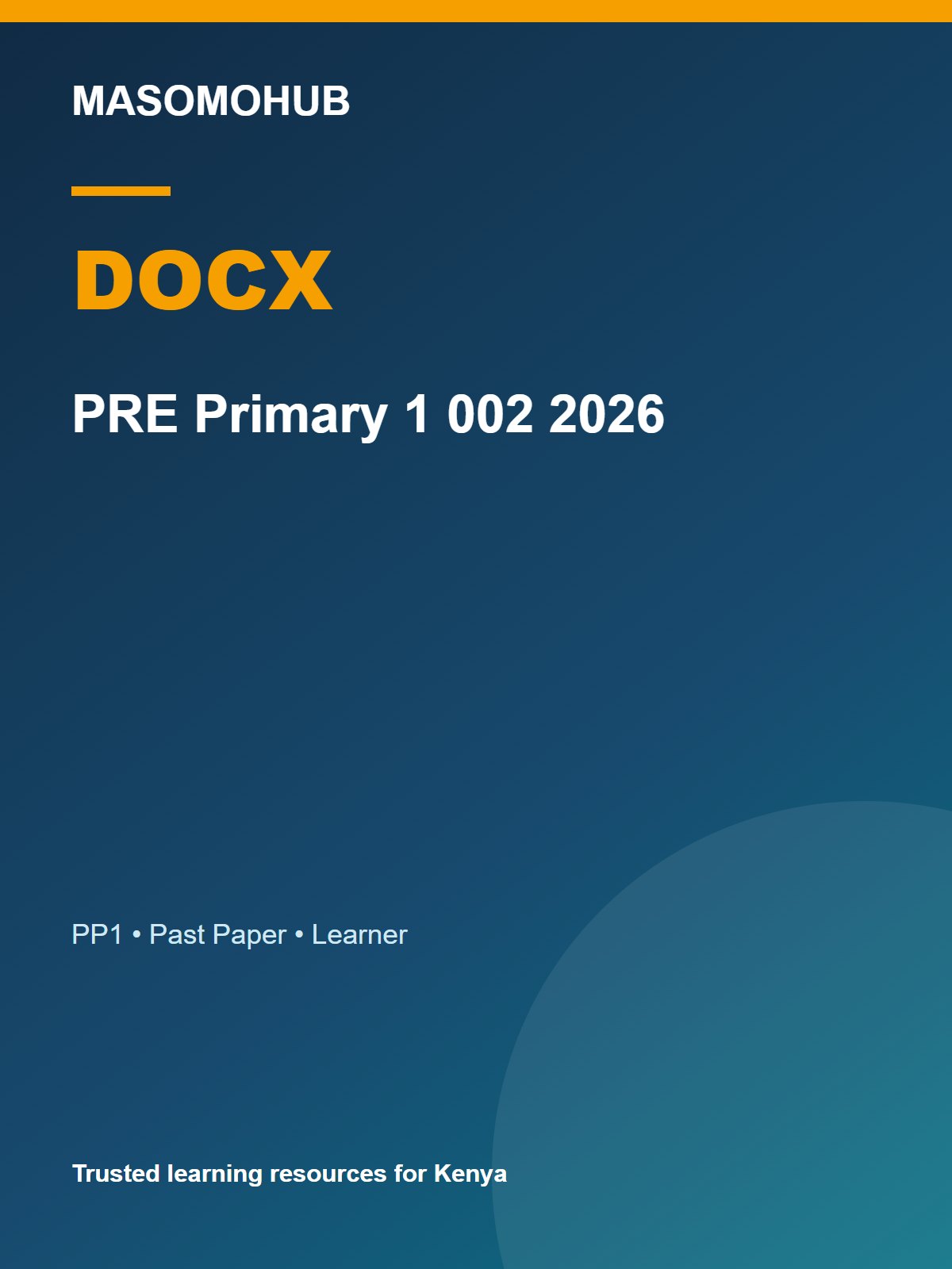 Thumbnail preview of PRE Primary 1 002 2026